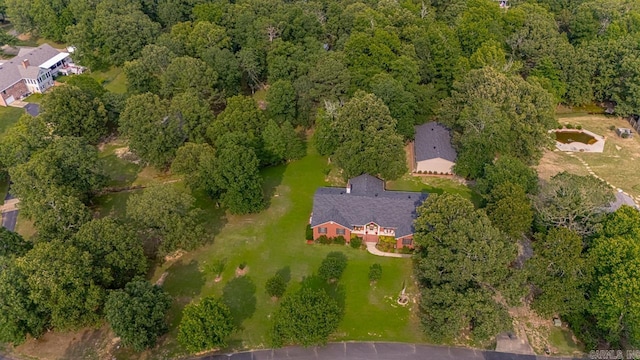 111 Country Oaks Dr, Malvern, AR 72104 - aerial view of property and surrounding area with a forest