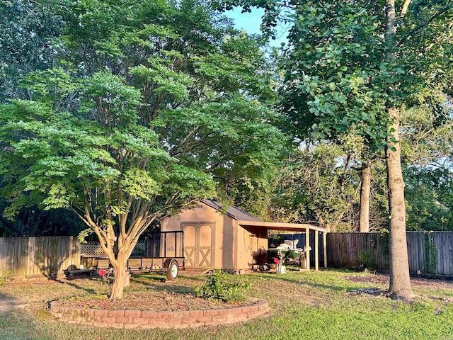 1828 Dove Dr, Benton, AR 72015 - view of yard