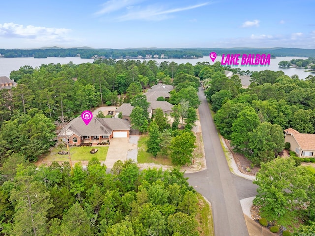 57 Excelso Way, Hot Springs Village, AR 71909 - drone / aerial view of a nearby body of water