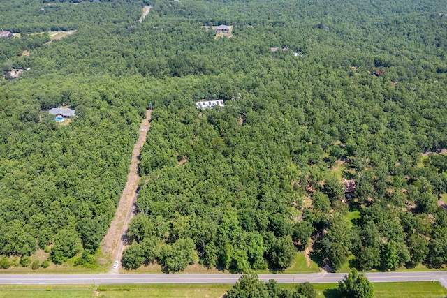 69 Quail Valley Rd, Sherwood, AR 72120 - bird's eye view of a heavily wooded area