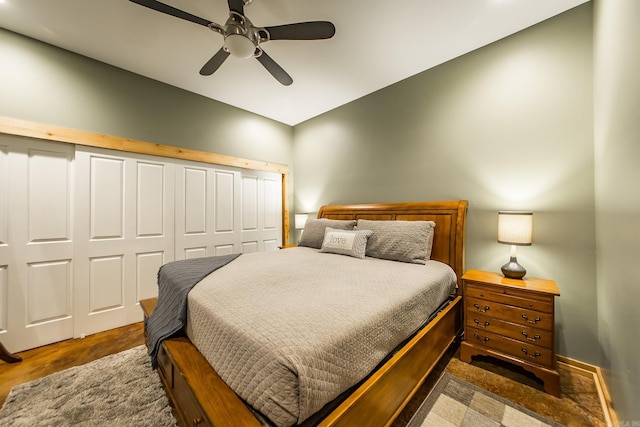 220 Brown Rd, Greers Ferry, AR 72067 - bedroom featuring ceiling fan