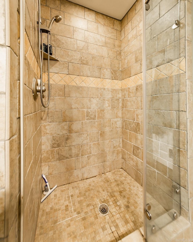 220 Brown Rd, Greers Ferry, AR 72067 - bathroom with tiled shower