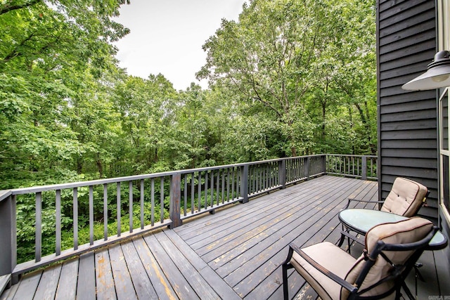 220 Brown Rd, Greers Ferry, AR 72067 - view of wooden deck