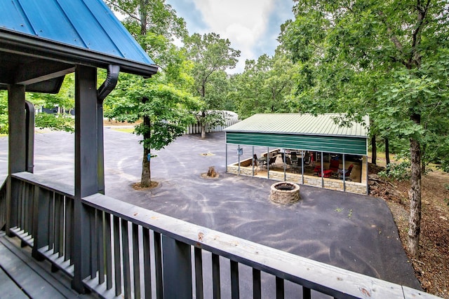 220 Brown Rd, Greers Ferry, AR 72067 - view of wooden terrace