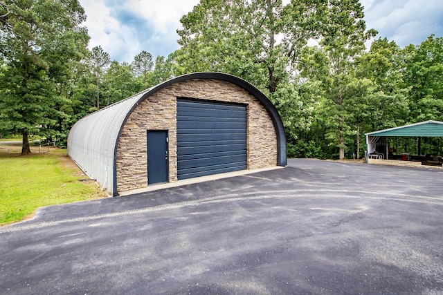 220 Brown Rd, Greers Ferry, AR 72067 - view of detached garage