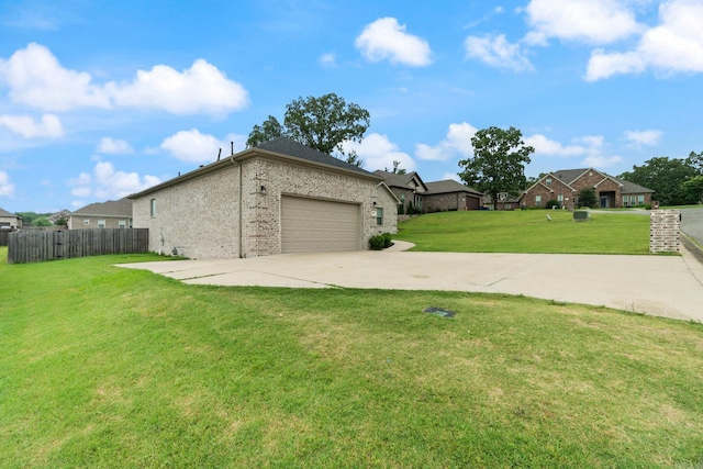 1569 Marquee Cir, Cabot, AR 72023 - view of yard with driveway and a garage