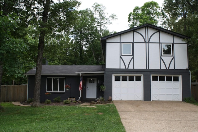 9 Whispering Dr, Alexander, AR 72002 - view of front of house with concrete driveway, a garage, stucco siding, and a shingled roof