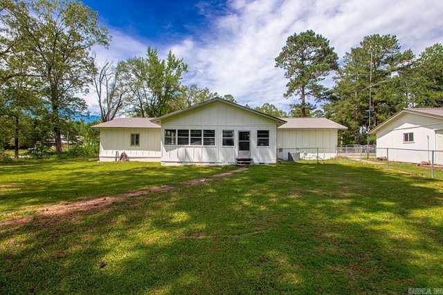 21 Evergreen Park, Cabot, AR 72023 - rear view of property with board and batten siding