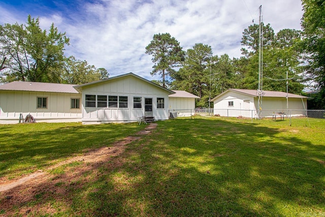 21 Evergreen Park, Cabot, AR 72023 - back of property with board and batten siding