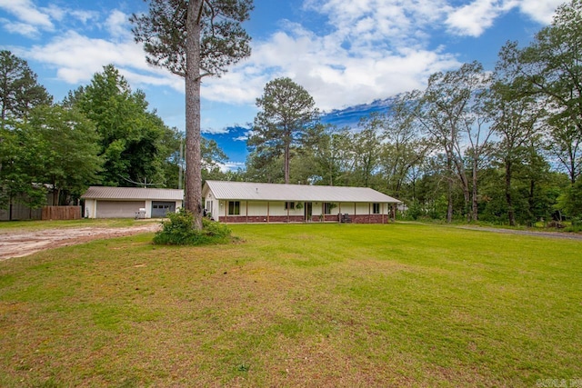 21 Evergreen Park, Cabot, AR 72023 - single story home with driveway, a garage, and metal roof