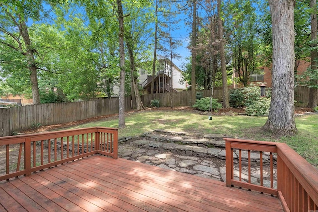 5 Cypress Pt, Little Rock, AR 72212 - view of wooden deck