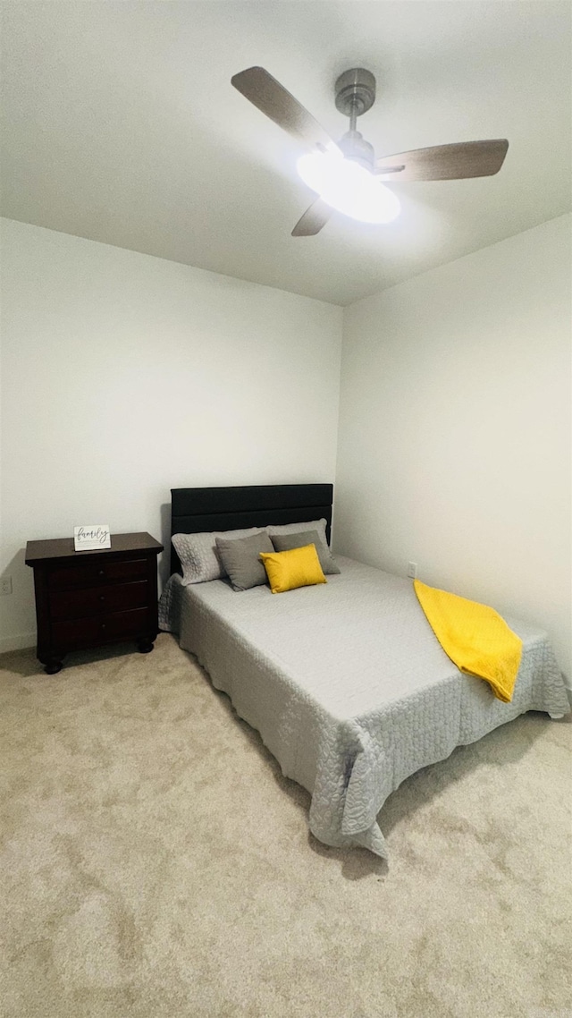1418 S Martin St, Little Rock, AR 72204 - carpeted bedroom with a ceiling fan