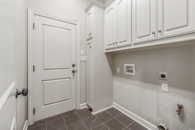 26 Kanis Creek Pl, Little Rock, AR 72223 - laundry room with electric dryer hookup, cabinet space, hookup for a gas dryer, washer hookup, and baseboards