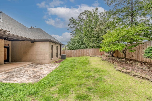 26 Kanis Creek Pl, Little Rock, AR 72223 - view of yard featuring a patio area and central AC unit
