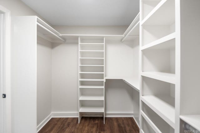 104 Dickson Dr, Little Rock, AR 72207 - walk in closet with dark wood finished floors