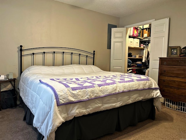 3537 W 26th Hwy, Arkadelphia, AR 71923 - carpeted bedroom with a closet, a walk in closet, and a textured ceiling