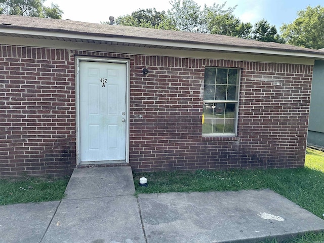 422 Mimosa Rd, North Little Rock, AR 72117 - view of exterior entry with brick siding
