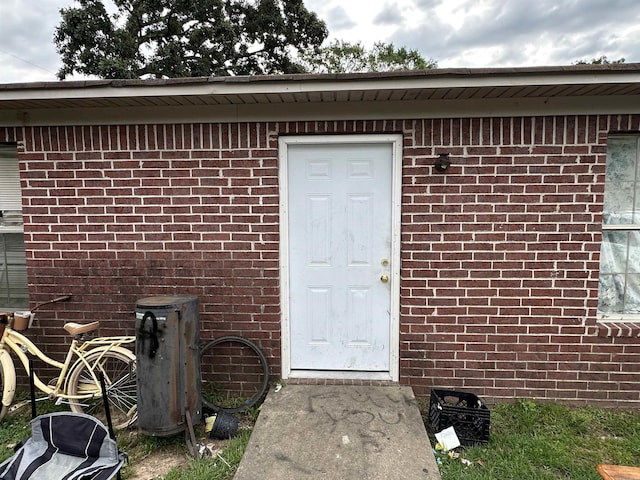 422 Mimosa Rd, North Little Rock, AR 72117 - property entrance with brick siding