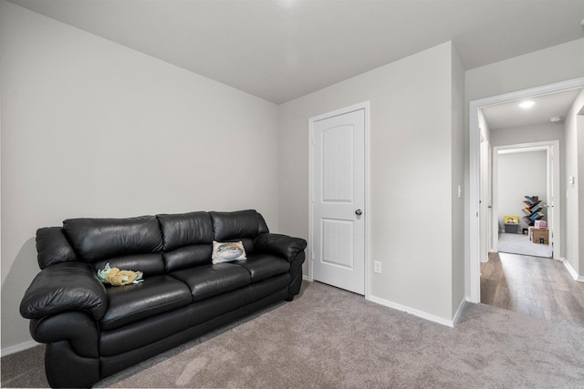 229 Baldwin Dr, Beebe, AR 72012 - carpeted living room with baseboards