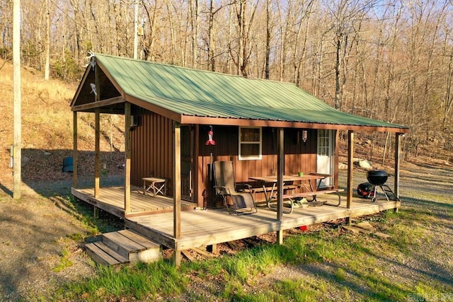 1169 Liberty Rd, Leslie, AR 72645 - view of outdoor structure with a view of trees