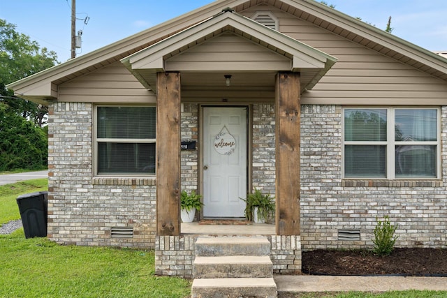 508 W Bell, Sheridan, AR 72150 - view of front of house with crawl space and brick siding