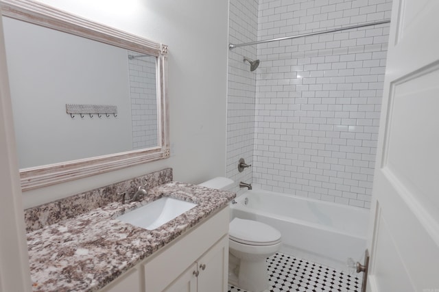 1365 Mitchell St, Conway, AR 72034 - bathroom featuring vanity, toilet, and shower / bath combination