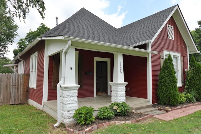 1365 Mitchell St, Conway, AR 72034 - view of front of home with roof with shingles and covered porch