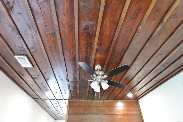 1365 Mitchell St, Conway, AR 72034 - detailed view of wooden ceiling and a ceiling fan