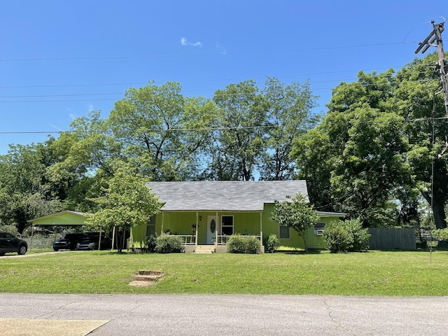 210 Gann St, Mena, AR 71953 - single story home featuring a porch and a carport