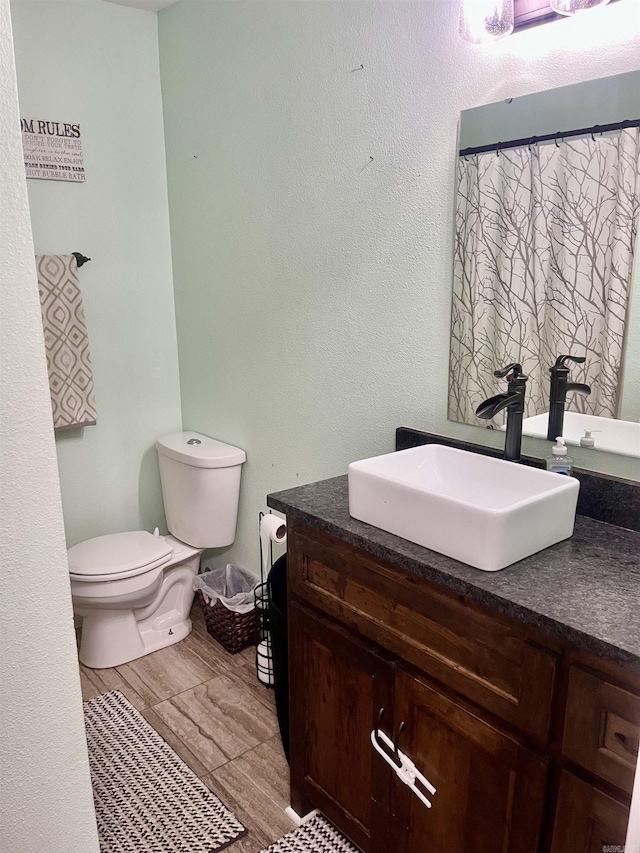 88 Cobblestone Rd, Plumerville, AR 72127 - bathroom with vanity and toilet