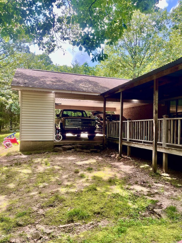 88 Cobblestone Rd, Plumerville, AR 72127 - view of parking / parking lot featuring a carport
