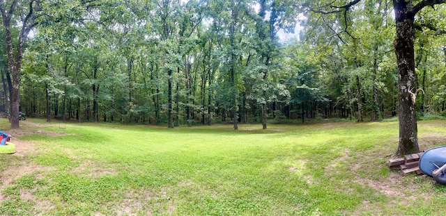 88 Cobblestone Rd, Plumerville, AR 72127 - view of green lawn featuring a view of trees