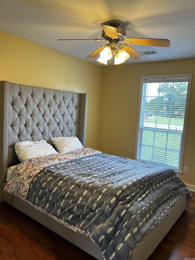 11 Willow Cv, Cabot, AR 72023 - bedroom featuring wood finished floors and a ceiling fan