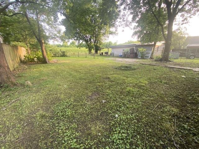 view of yard