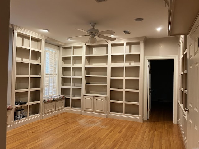 816 W 36th Ave, Pine Bluff, AR 71603 - spare room with light wood-style floors and a ceiling fan