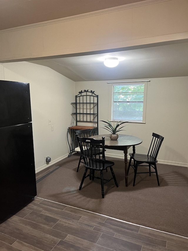 404 Rogers, Jonesboro, AR 72401 - dining room with dark wood-type flooring and baseboards