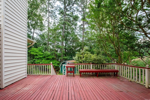 11 Bradbury Dr, Little Rock, AR 72212 - deck with view of wooded area