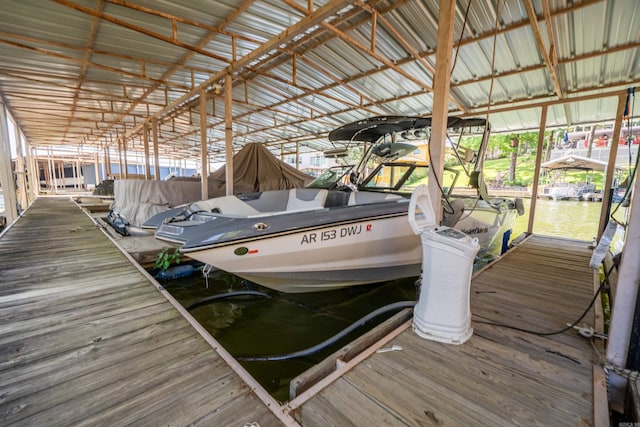 5000 Central Ave Unit 31, Hot Springs, AR 71913 - dock area with boat lift and a water view