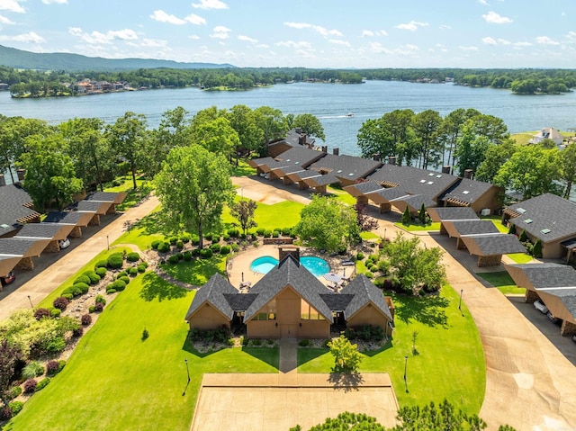 5000 Central Ave Unit 31, Hot Springs, AR 71913 - drone / aerial view of a large body of water and a pool
