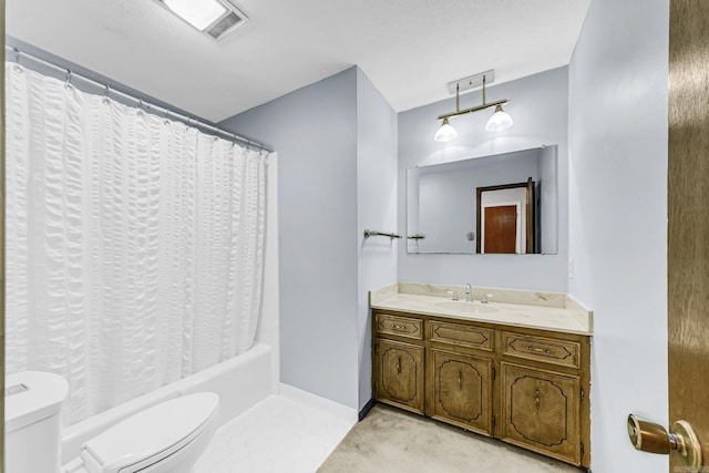17 Point S Ct, Little Rock, AR 72211 - bathroom with toilet, vanity, and shower / tub combo