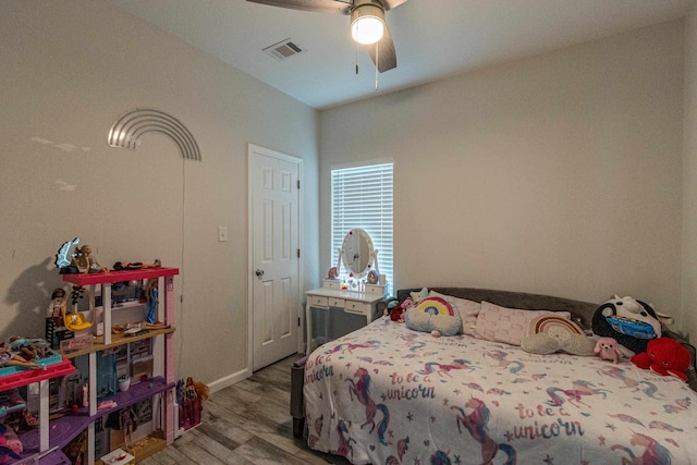 205 Capitol Cv, Jonesboro, AR 72401 - bedroom featuring wood finished floors and ceiling fan