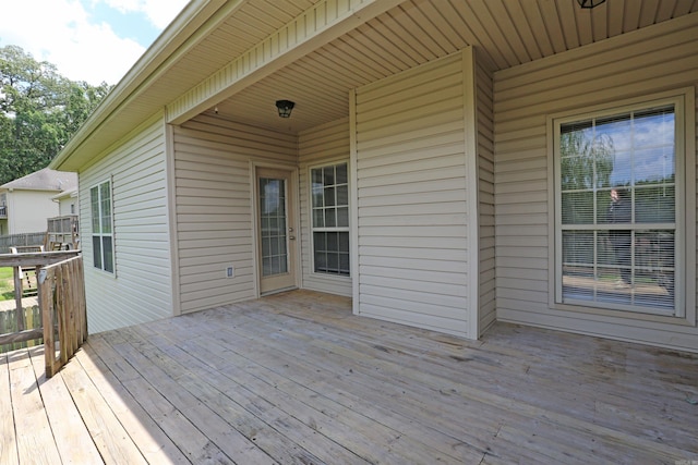 1118 Heights Rd, Benton, AR 72019 - view of wooden terrace