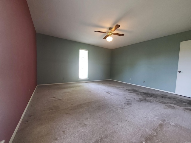 1008 W A Ave, North Little Rock, AR 72116 - unfurnished room with carpet floors and a ceiling fan