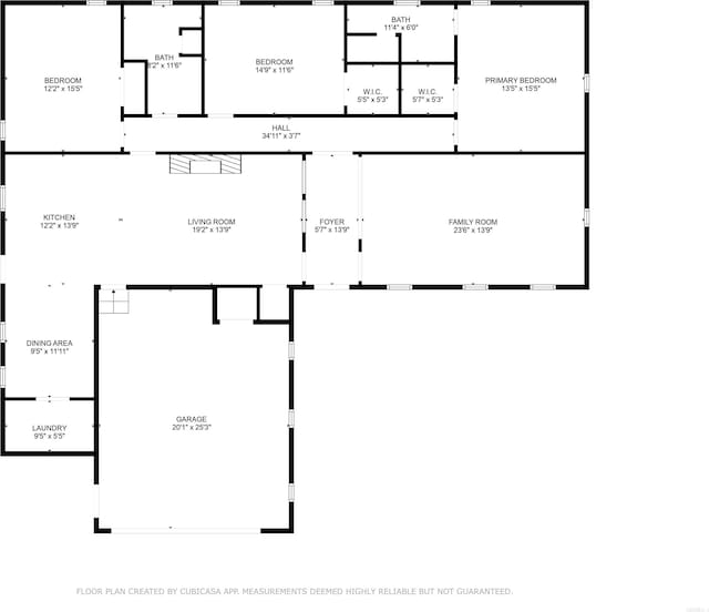 1008 W A Ave, North Little Rock, AR 72116 - view of home floor plan