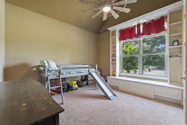 5526 Palisades Cv, Benton, AR 72019 - carpeted bedroom with lofted ceiling