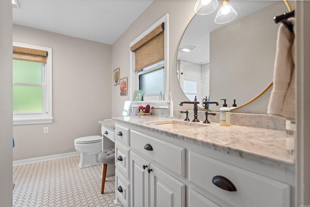 308 Bellaire, Hot Springs, AR 71901 - bathroom with vanity and tile patterned floors