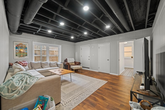 308 Bellaire, Hot Springs, AR 71901 - living room with wood finished floors and baseboards
