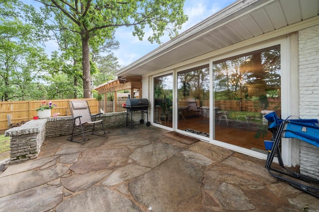 308 Bellaire, Hot Springs, AR 71901 - fenced backyard featuring a patio area and area for grilling