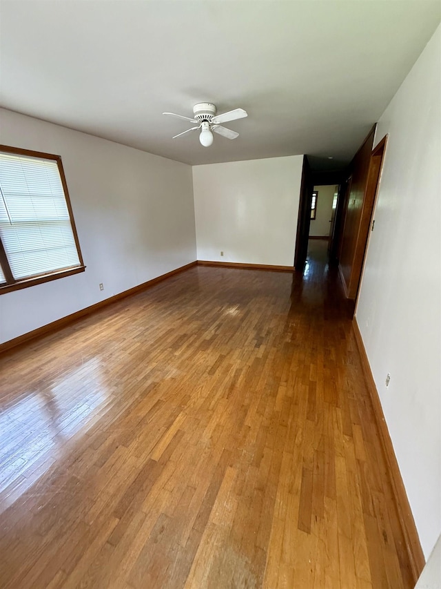 811 Hester St, Jonesboro, AR 72401 - unfurnished room with hardwood / wood-style flooring and a ceiling fan