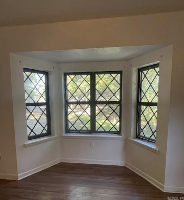 2 Concord Dr, Conway, AR 72034 - spare room with plenty of natural light and dark wood finished floors